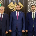 رئيس الهيئة المركزية للرقابة والتفتيش يستقبل وزيري التعليم العالي والتربية