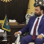 لبحث سبل تعزيز العمل الرقابي في العمل المالي رئيس الهيئة المركزية يستقبل وزير المالية.
