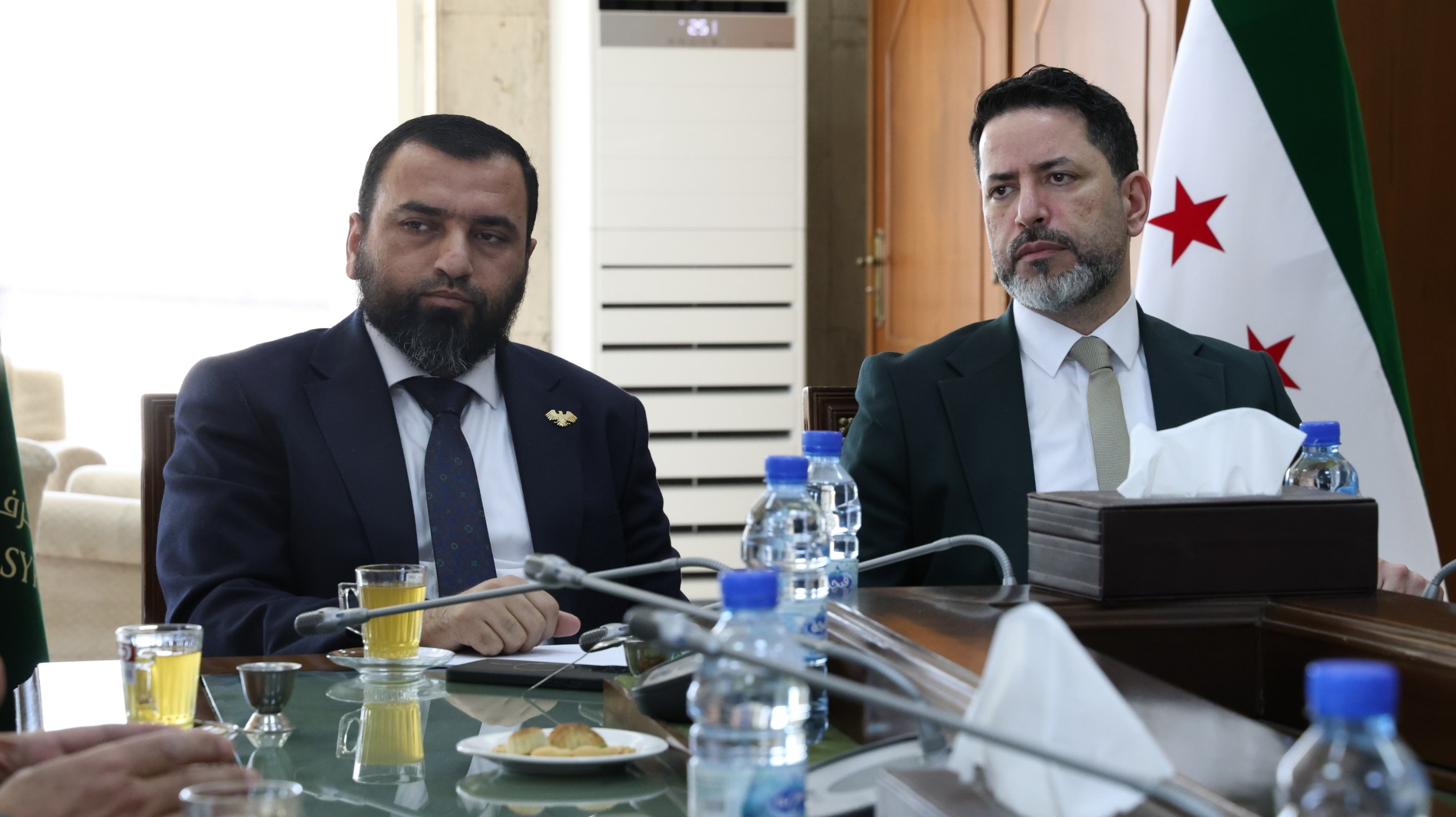 رئيس الهيئة المركزية يبحث مع حاكم مصرف سوريا المركزي سبل التعاون المشترك