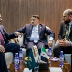 زار رئيس الهيئة المركزية للرقابة والتفتيش، المهندس عامر العلي، ومستشار رئاسة الجمهورية للشؤون الإعلامية، الدكتور أحمد موفق زيدان، جناح الهيئة في معرض دمشق الدولي، يرافقهما وفد من الهيئة.